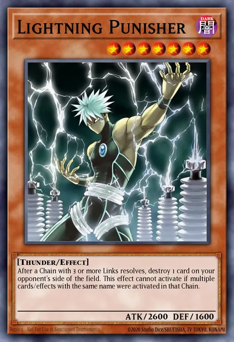 Lightning Punisher trading card