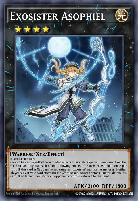 Exosister Asophiel trading card