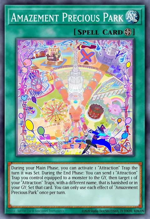 Amazement Precious Park trading card