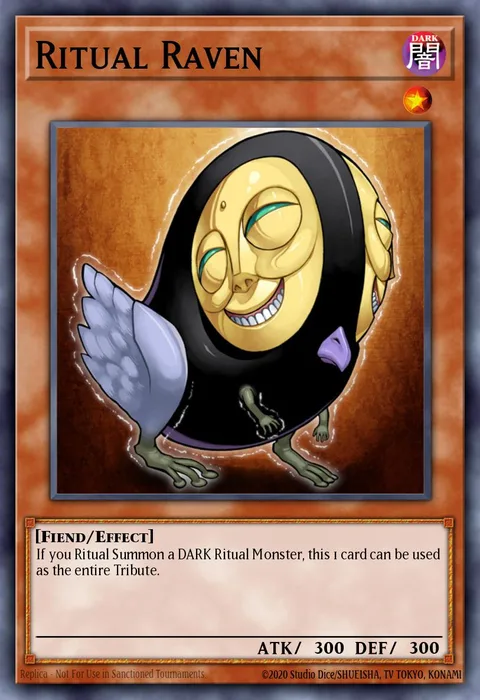 Ritual Raven trading card