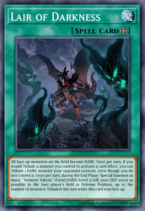 Lair of Darkness trading card