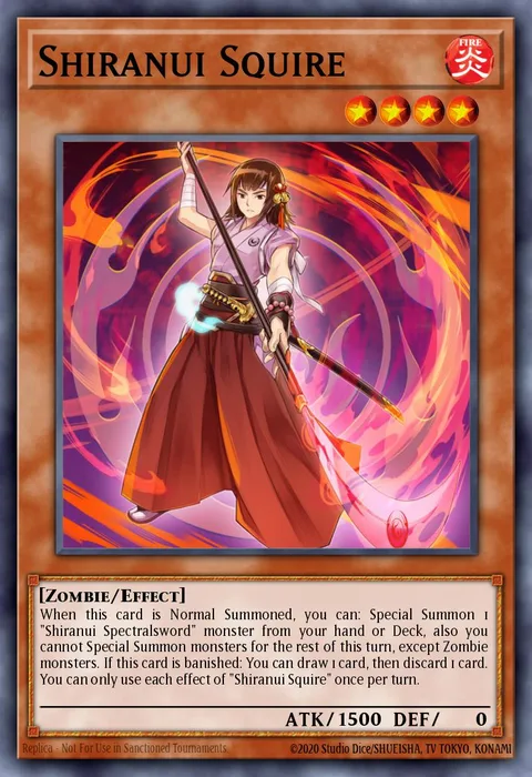 Shiranui Squire trading card