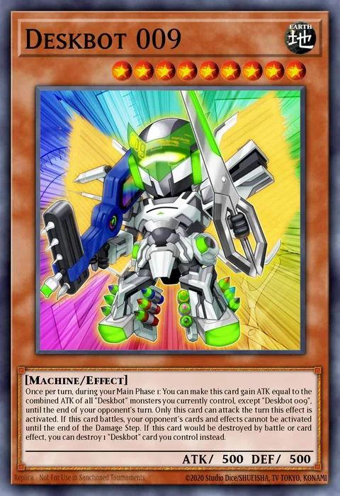 Deskbot 009 trading card