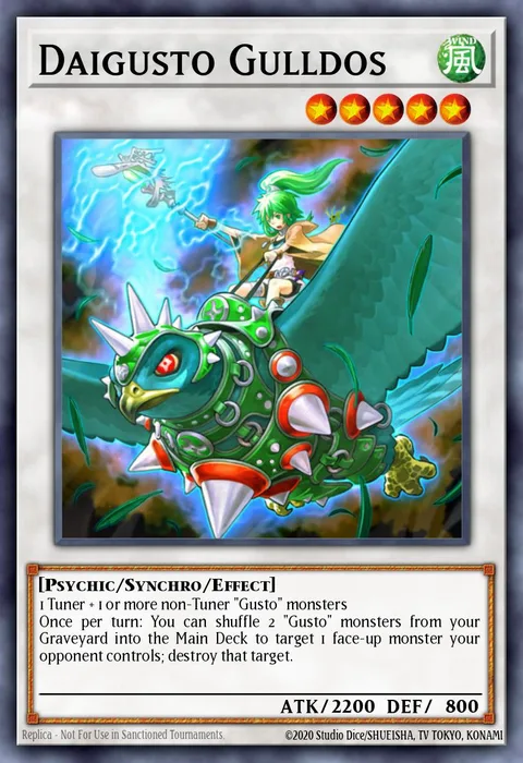 Daigusto Gulldos trading card