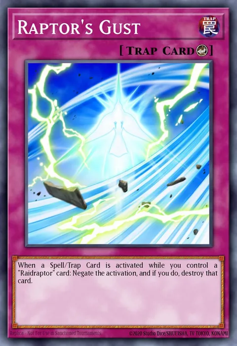 Raptor's Gust trading card