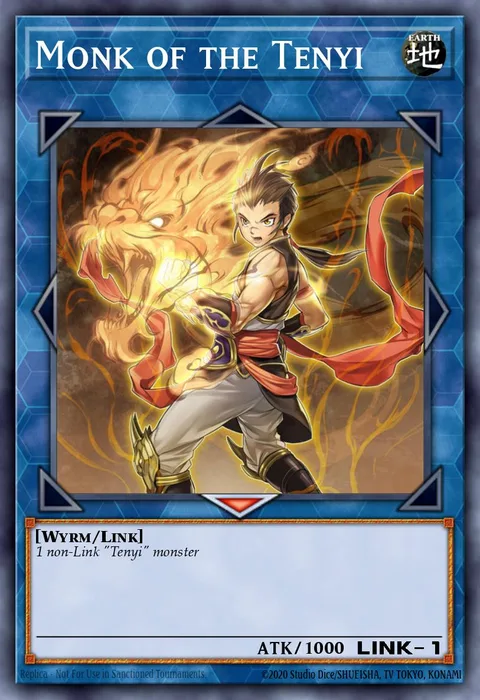 Monk of the Tenyi trading card
