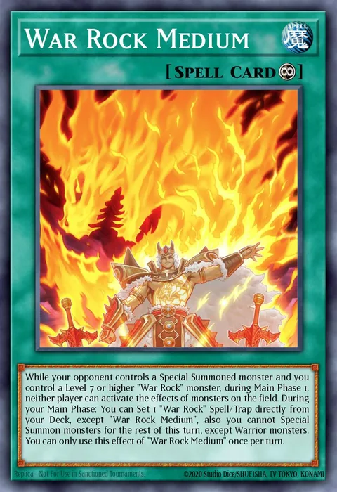 War Rock Medium trading card
