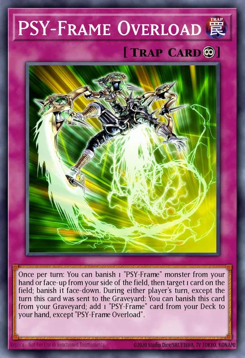 PSY-Frame Overload trading card