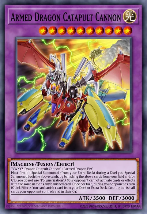 Armed Dragon Catapult Cannon trading card