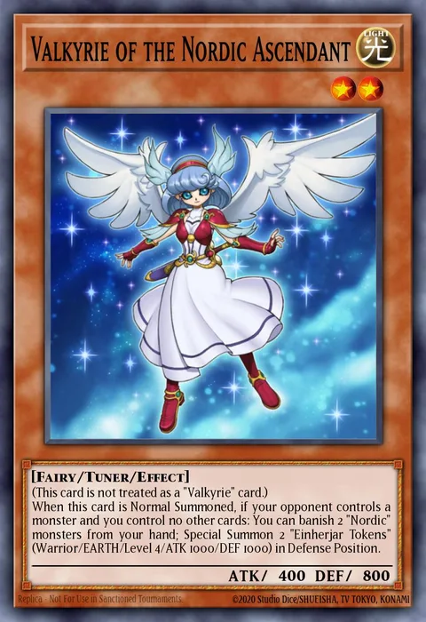 Valkyrie of the Nordic Ascendant trading card