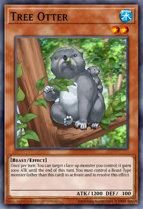 Tree Otter trading card