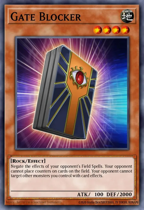 Gate Blocker trading card
