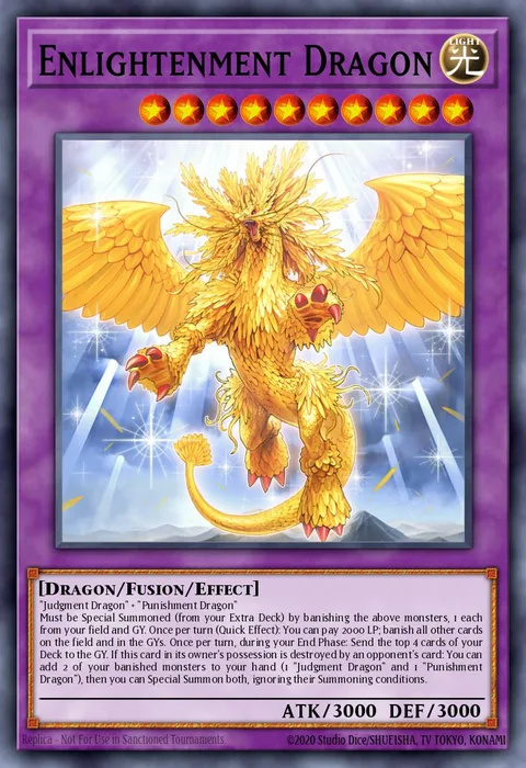 Enlightenment Dragon trading card