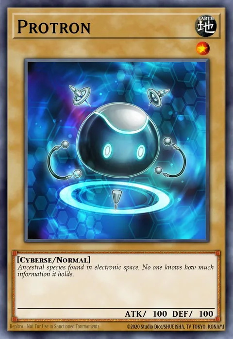 Protron trading card