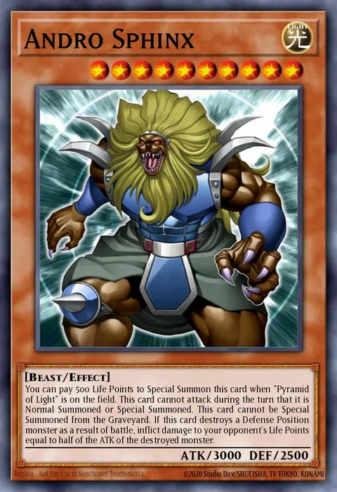Andro Sphinx trading card