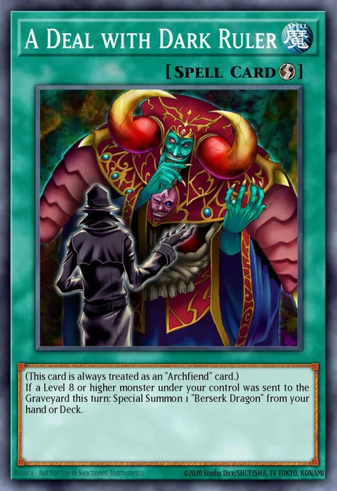 A Deal with Dark Ruler trading card