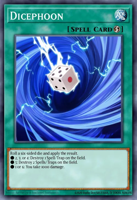 Dicephoon trading card