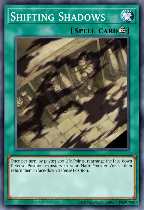 Shifting Shadows trading card