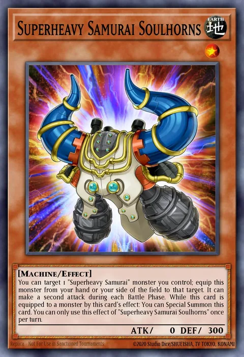 Superheavy Samurai Soulhorns trading card
