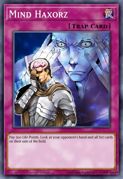 Mind Haxorz trading card