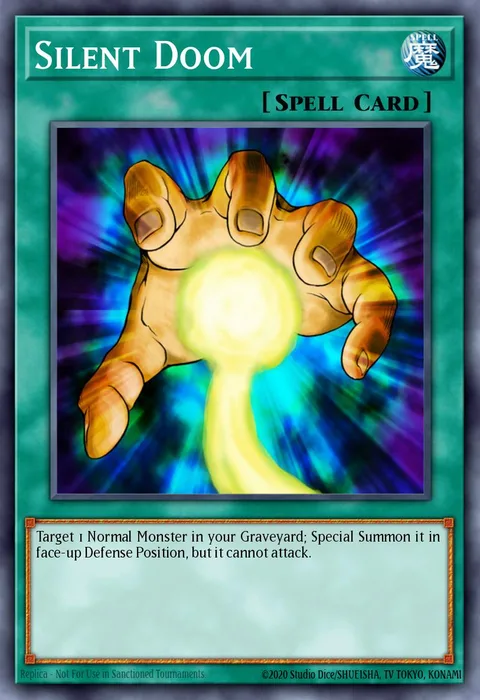 Silent Doom trading card