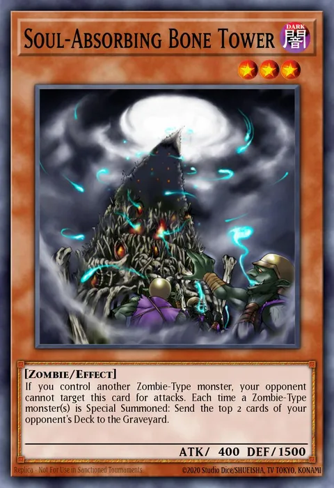 Soul-Absorbing Bone Tower trading card