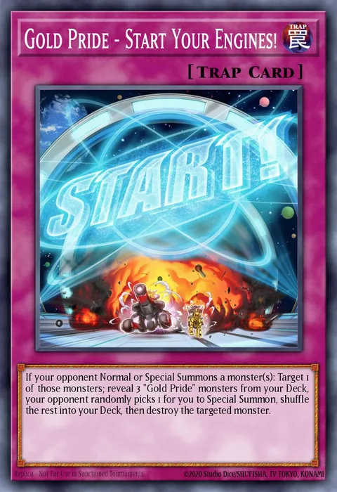 Gold Pride - Start Your Engines! trading card