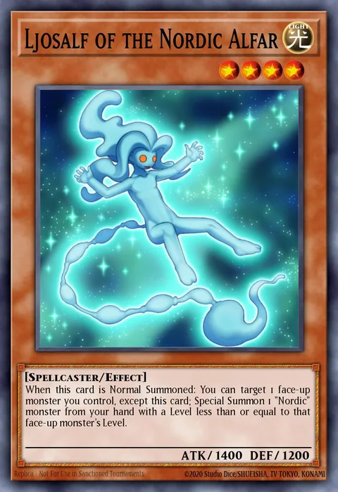 Ljosalf of the Nordic Alfar trading card