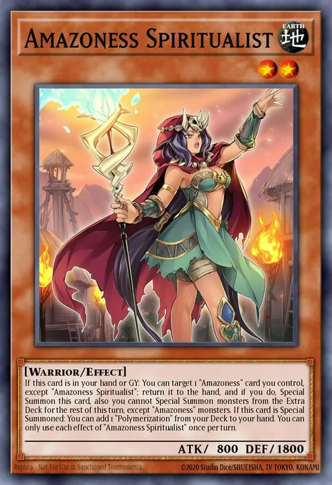 Amazoness Spiritualist trading card
