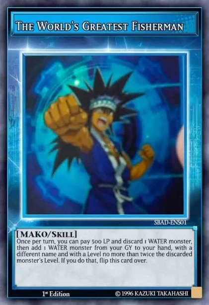 The World's Greatest Fisherman trading card