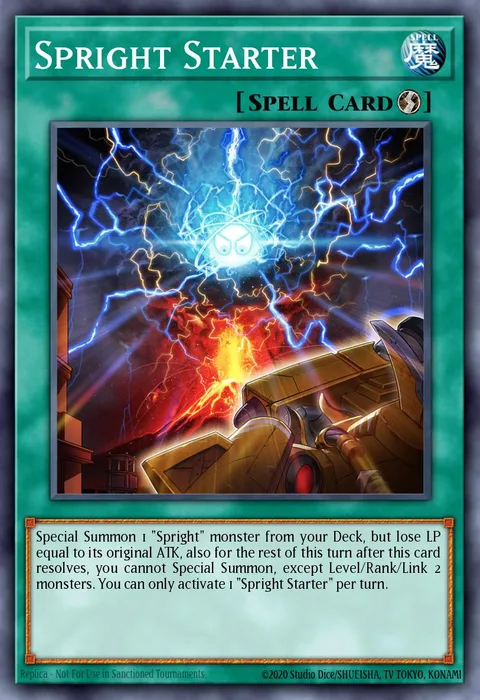 Spright Starter trading card