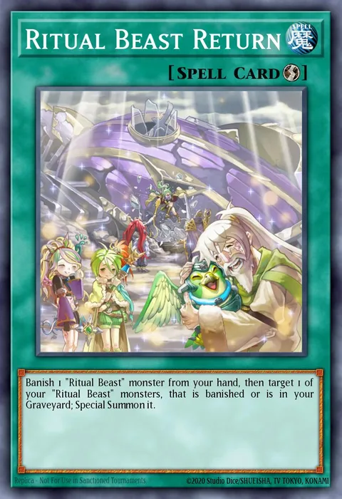Ritual Beast Return trading card