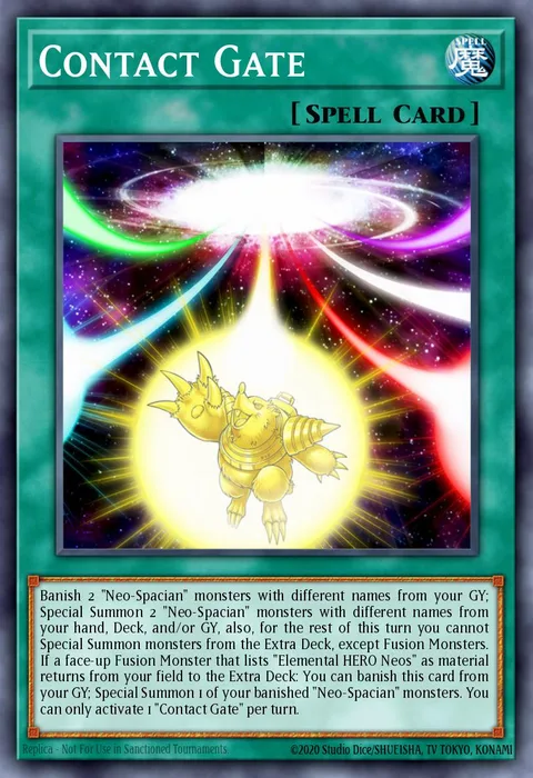Contact Gate trading card