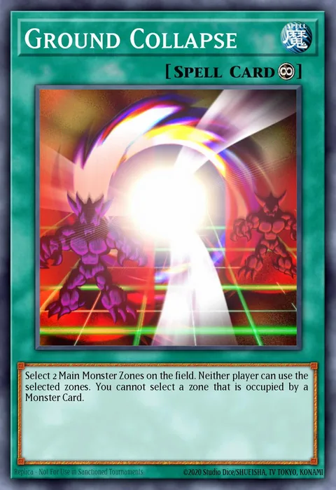 Ground Collapse trading card