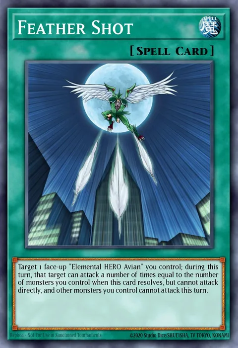 Feather Shot trading card