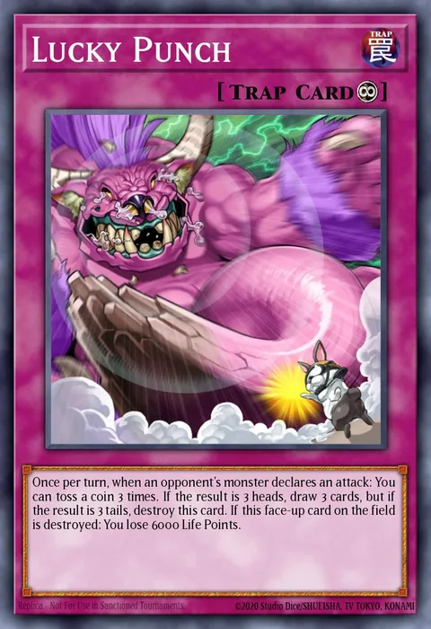 Lucky Punch trading card