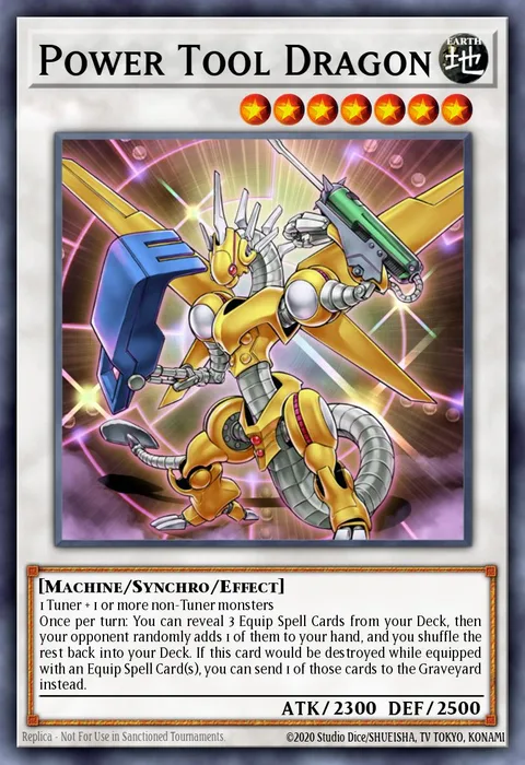 Power Tool Dragon trading card