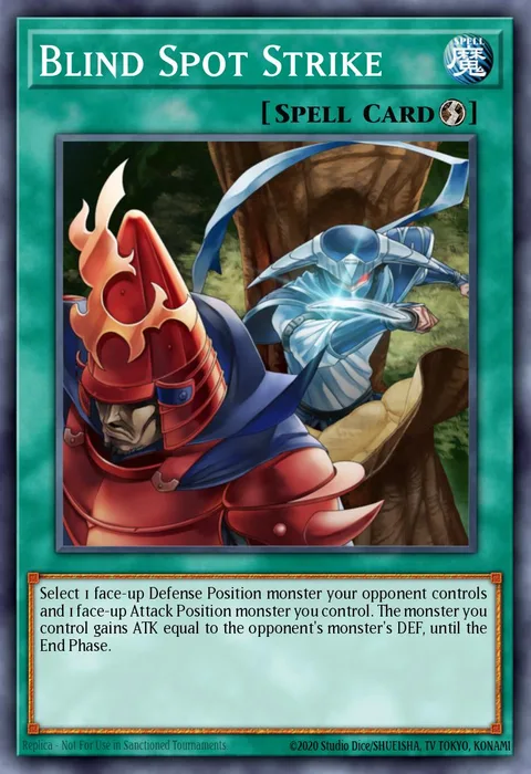 Blind Spot Strike trading card
