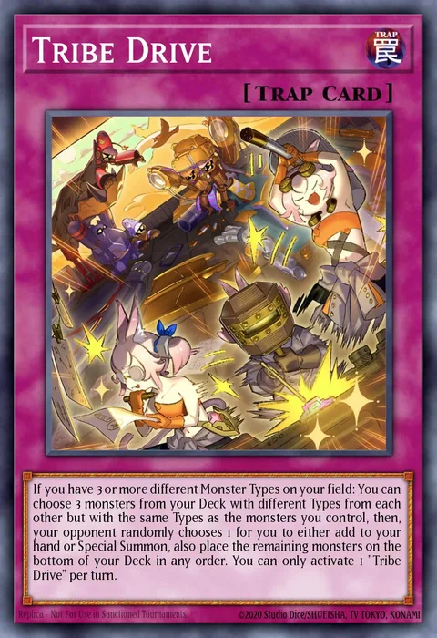 Tribe Drive trading card