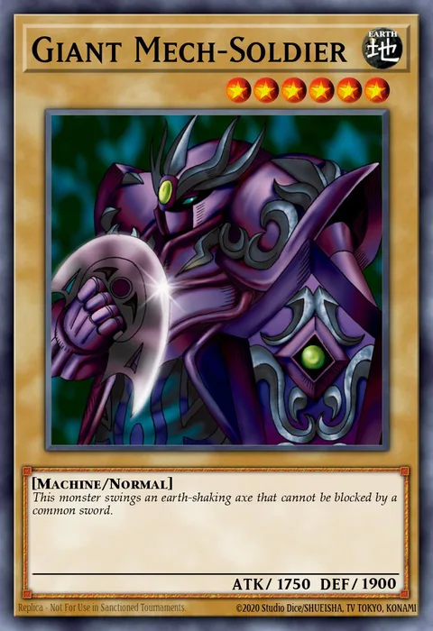Giant Mech-Soldier trading card