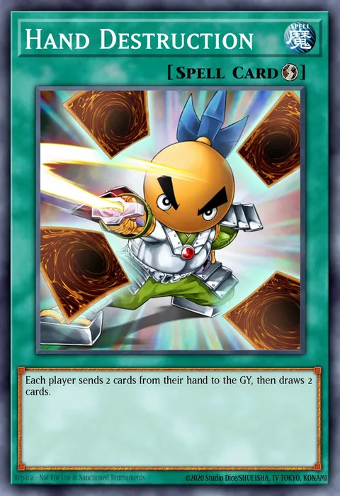 Hand Destruction trading card