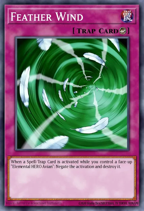 Feather Wind trading card