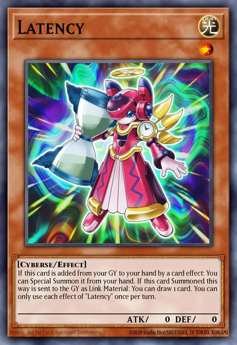 Latency trading card