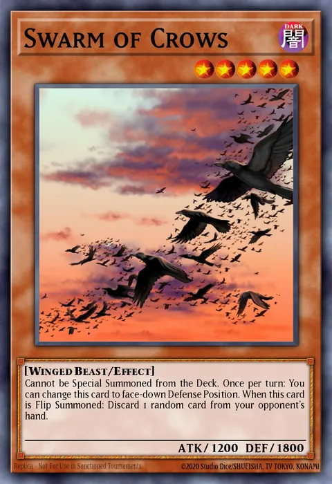 Swarm of Crows trading card