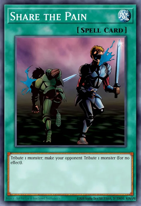 Share the Pain trading card