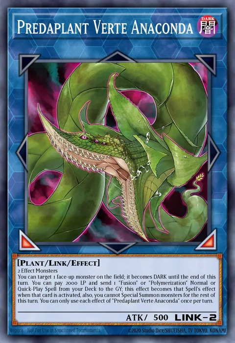 Predaplant Verte Anaconda trading card