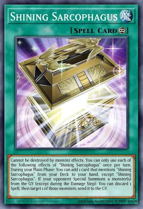 Shining Sarcophagus trading card