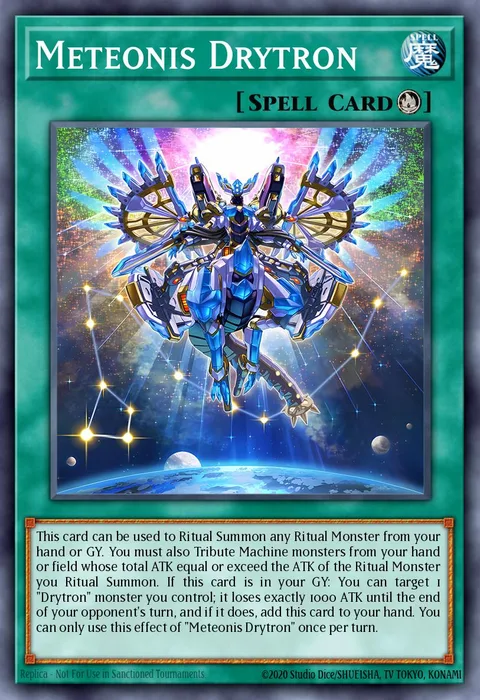 Meteonis Drytron trading card