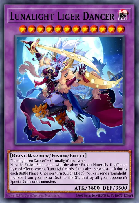 Lunalight Liger Dancer trading card