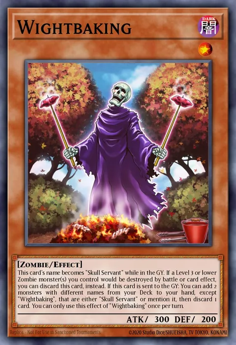 Wightbaking trading card